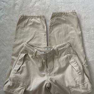 TNA Cream Straight Leg Pants